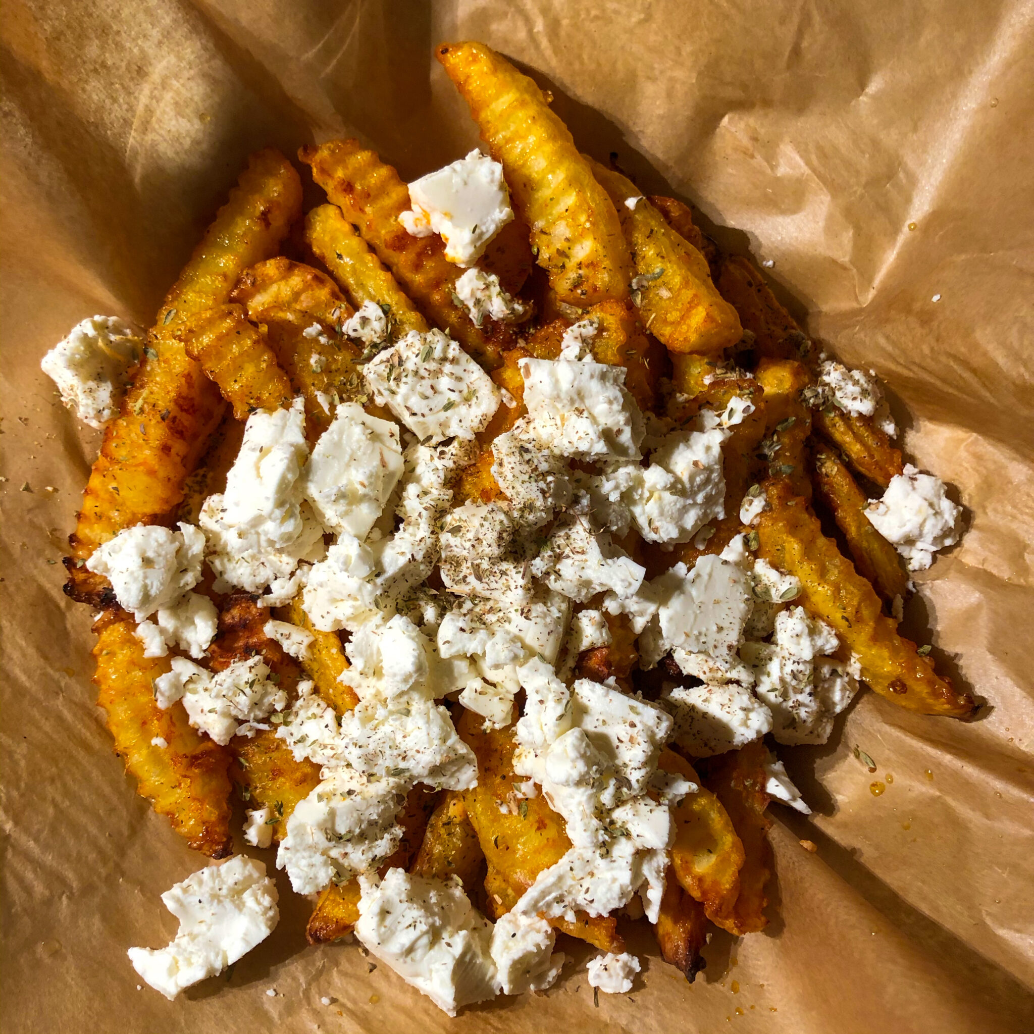 Backofenpommes mit Schafskäse und Oregano (nach Ottolenghi) – Kochen ...
