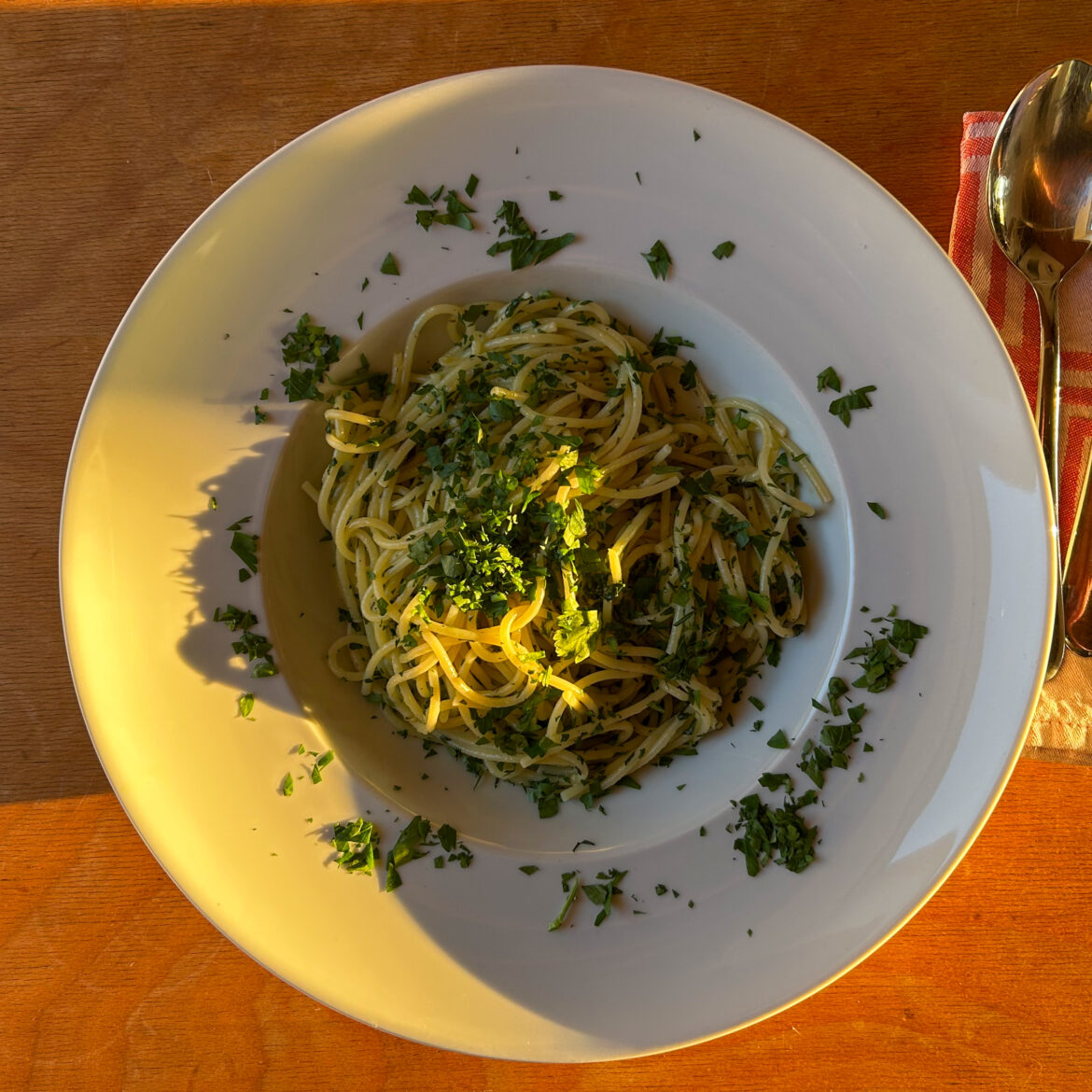 Spaghetti aglio e olio