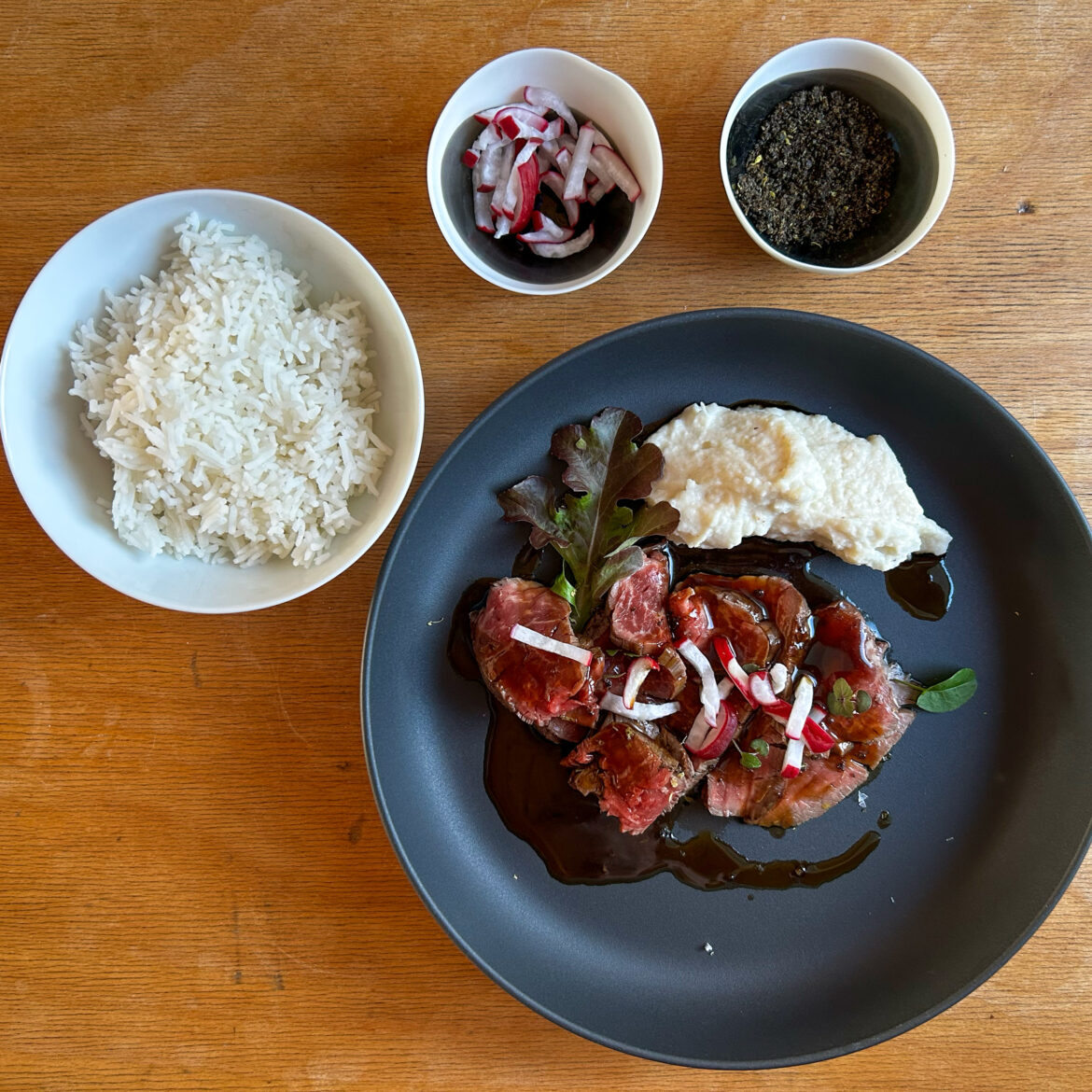 Tataki vom Rinderfiletsteak