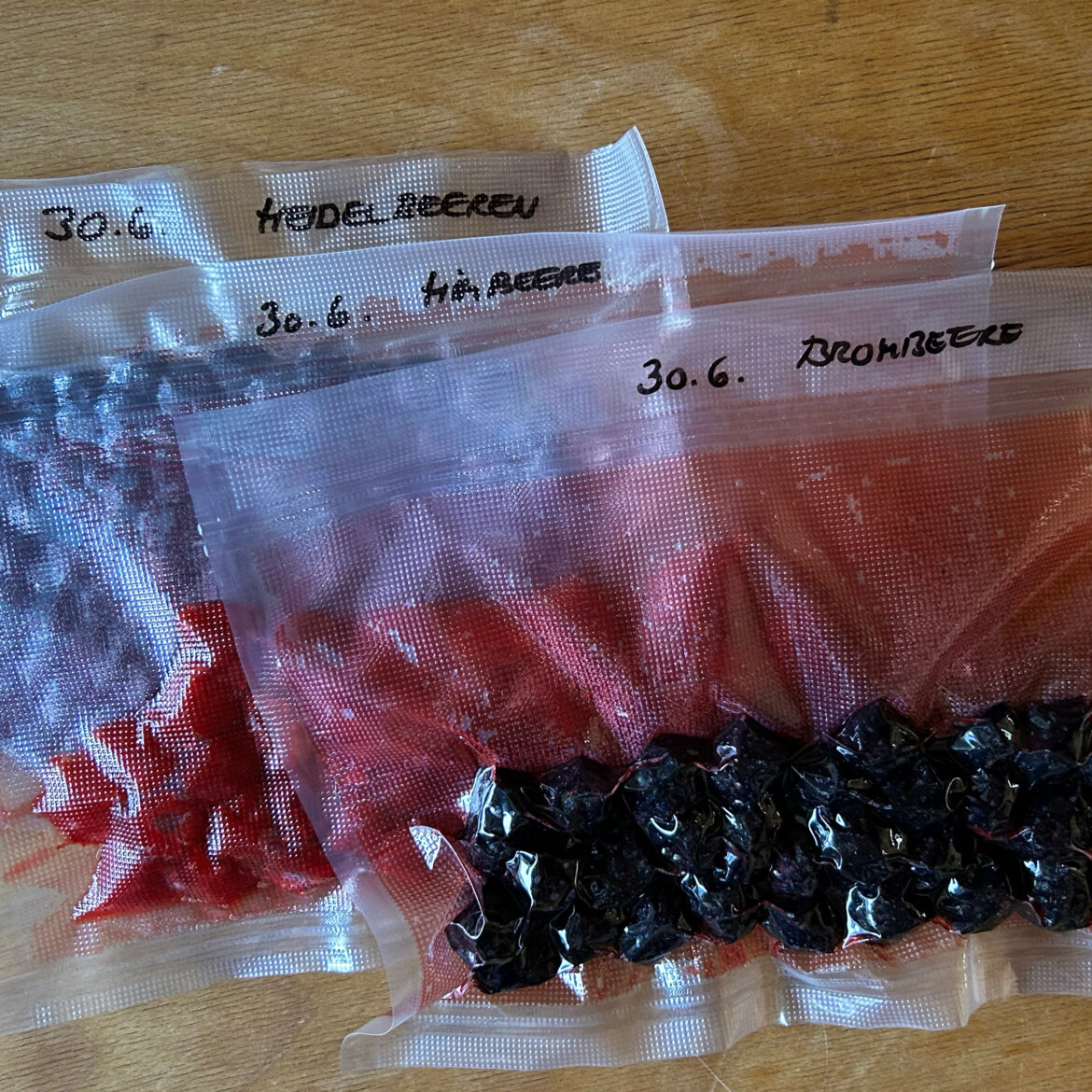 Beeren fermentieren