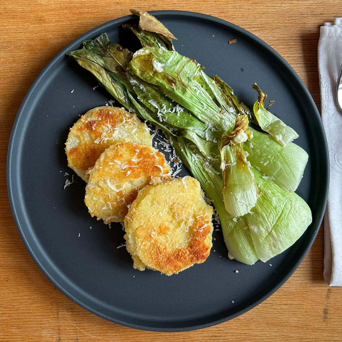 Kohlrabitaler mit Pak Choi
