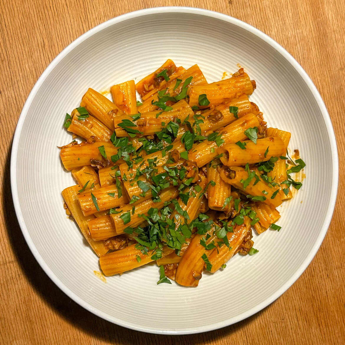 Schnelle Umami-Pasta